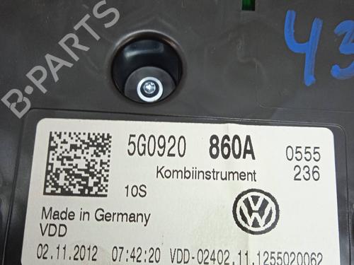 Instrument cluster VW GOLF VII (5G1, BQ1, BE1, BE2)  | BP9483912C47 