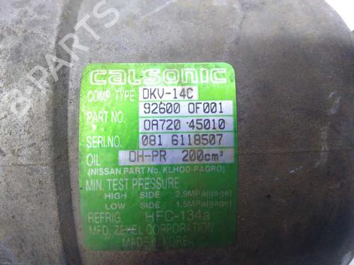 AC compressor NISSAN TERRANO II (R20)  | BP9470358M34 