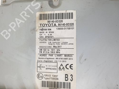 Display monitor TOYOTA YARIS (_P13_) 1.5 Hybrid (NHP130_, NHP130) | BP24802713C48 