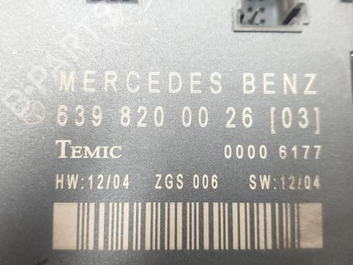 Electronic module MERCEDES-BENZ VITO / MIXTO Van (W639) 111 CDI (639.601, 639.603, 639.605) | BP36702872M83 - Image 5