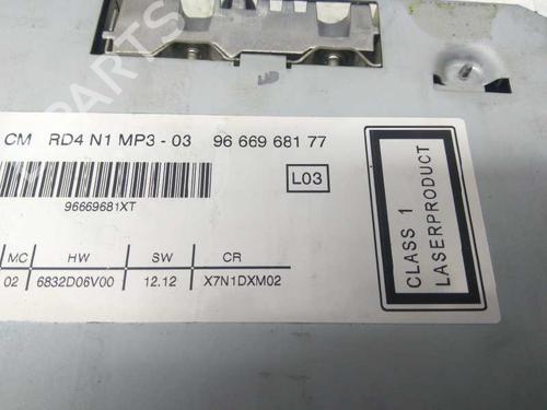 Radio CITROËN BERLINGO Box Body/MPV (B9)  | BP9476018E6 