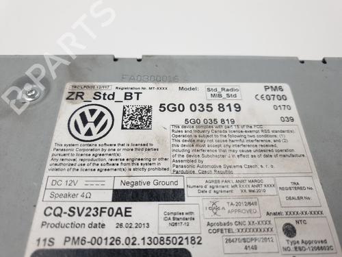 Radio VW GOLF VII (5G1, BQ1, BE1, BE2) 1.6 TDI | BP27490932E6 