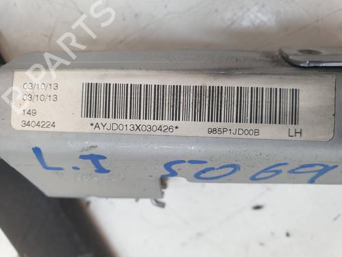 Left curtain airbag NISSAN QASHQAI / QASHQAI +2 I (J10, NJ10, JJ10E)  | BP18708827C11 