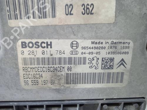 Engine control unit (ECU) PEUGEOT 206 Hatchback (2A/C)  | BP9475910M57 