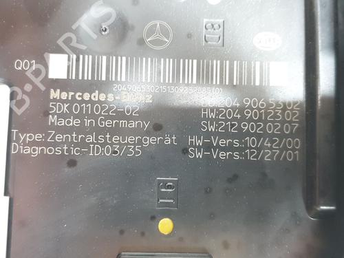 Fuse box MERCEDES-BENZ C-CLASS (W204) C 180 CDI (204.000) | BP28025708E1 