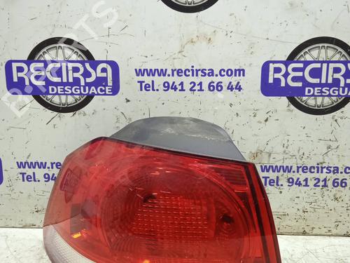 Used Left taillight VW GOLF VI (5K1) [2008-2014]  9477803