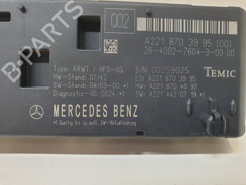 Electronic module MERCEDES-BENZ S-CLASS (W221, V221) S 63 AMG (221.077, 221.177) | BP15520893M83 