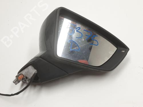 Used Right mirror SEAT LEON (5F1) 1.6 TDI (105 hp) 28113583