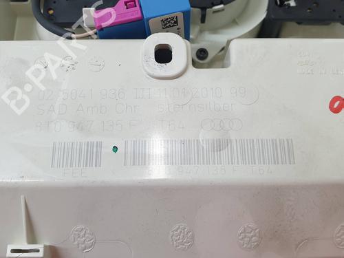 Interior roof light AUDI A4 B8 (8K2)  | BP16134491I8 