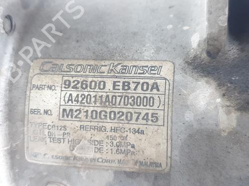 AC compressor NISSAN NAVARA NP300 (D40) 2.5 dCi 4WD (D40TT, D40T, D40M, D40BB) | BP31832360M34
