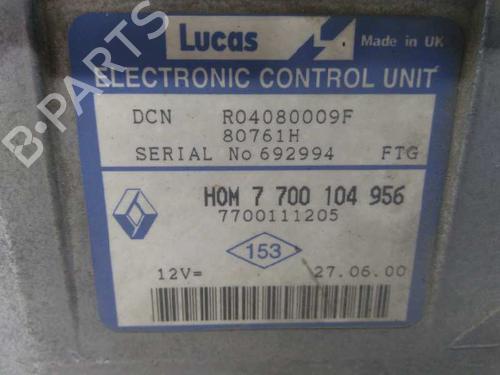 Engine control unit (ECU) RENAULT CLIO II (BB_, CB_)  | BP9468665M57 