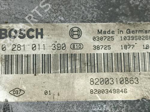 Engine control unit (ECU) RENAULT MEGANE II (BM0/1_, CM0/1_)  | BP9476115M57 