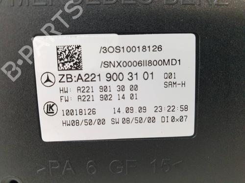 Electronic module MERCEDES-BENZ S-CLASS (W221, V221) S 63 AMG (221.077, 221.177) | BP15520889M83 