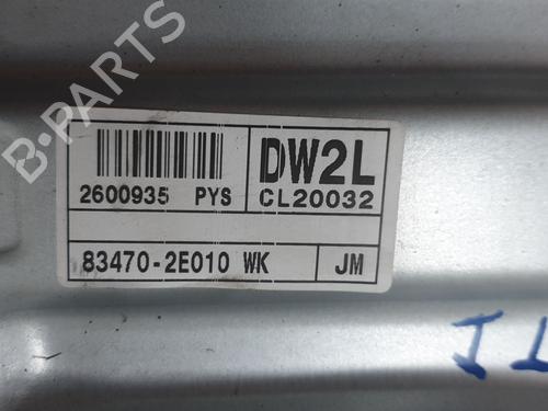 Rear left window mechanism HYUNDAI TUCSON (JM) 2.0 CRDi | BP15524255C24 