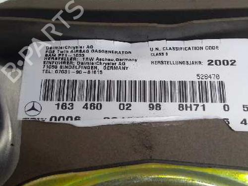Førerens kollisjonspute MERCEDES-BENZ M-CLASS (W163) ML 400 CDI (163.128) | BP9481137C9 