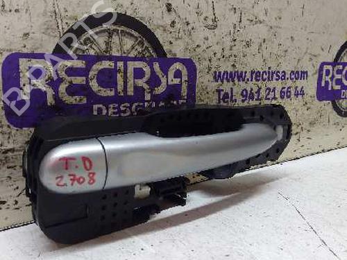 Rear right exterior door handle RENAULT MEGANE III Hatchback (BZ0/1_, B3_)  | BP9480416C130 