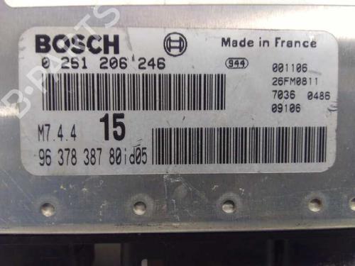Engine control unit (ECU) CITROËN SAXO (S0, S1) 1.1 X, SX | BP9477395M57 