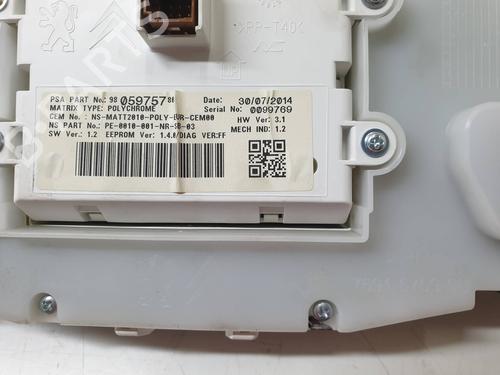 Instrument cluster PEUGEOT 2008 I (CU_)  | BP15012547C47 