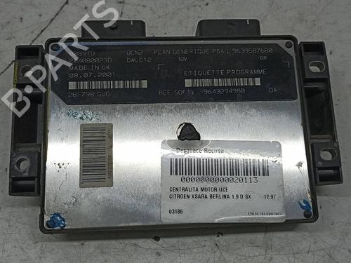 Engine control unit (ECU) CITROËN XSARA (N1) 1.9 D | BP9471734M57 
