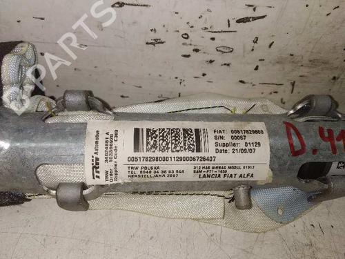 Right curtain airbag FIAT 500 (312_)  | BP9476204C12 