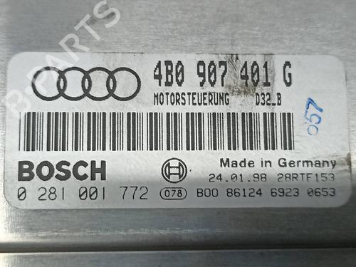 Engine control unit (ECU) AUDI A6 C5 (4B2) 2.5 TDI | BP9478295M57 