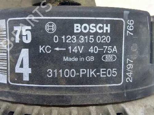 Alternator HONDA CIVIC VI Fastback (MA, MB)  | BP9479473M7 