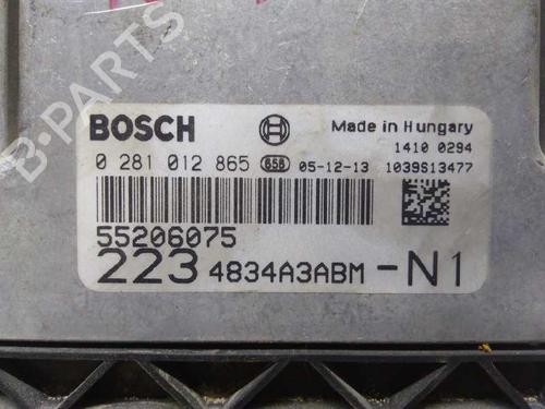 Engine control unit (ECU) FIAT DOBLO Box Body/MPV (223_)  | BP9472558M57 