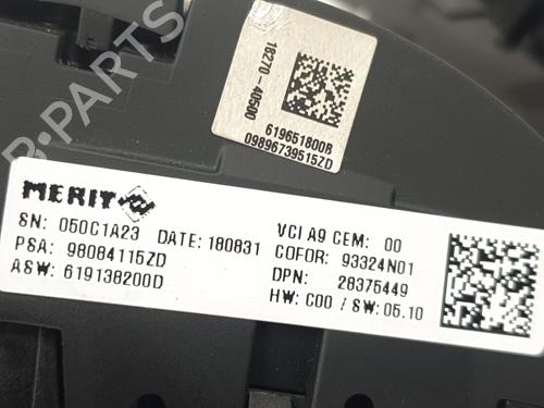 Steering wheel controls PEUGEOT 2008 I (CU_) 1.5 BlueHDI 100 | BP33288352E15  - Image 7