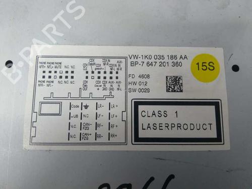 Radio VW GOLF VI (5K1)  | BP9471952E6 