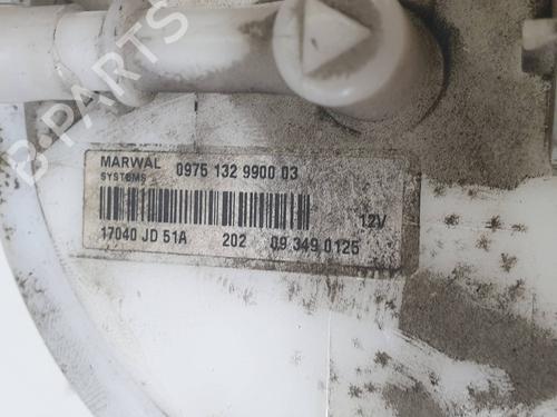 Fuel pump NISSAN QASHQAI / QASHQAI +2 I (J10, NJ10, JJ10E)  | BP21381692M76 