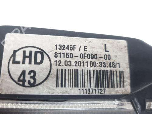 Left headlight TOYOTA VERSO (_R2_) 2.0 D-4D (AUR20_, AUR20R) | BP32435091C28 