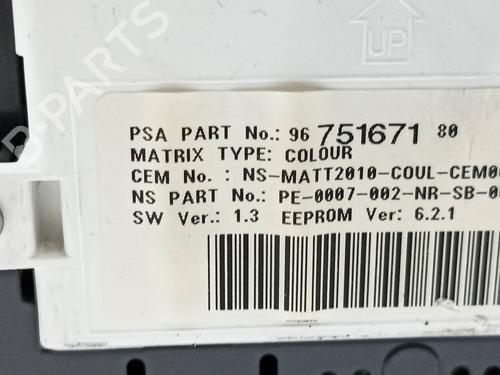 Instrument cluster CITROËN C4 II (NC_)  | BP26564138C47 