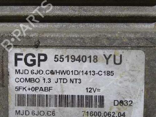 Engine control unit (ECU) OPEL COMBO Box Body/MPV  | BP9460655M57 