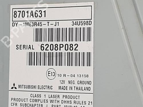 Radio MITSUBISHI PAJERO IV (V8_W, V9_W) 3.2 DI-D 4WD (V98W, V88W) | BP11361151E6 
