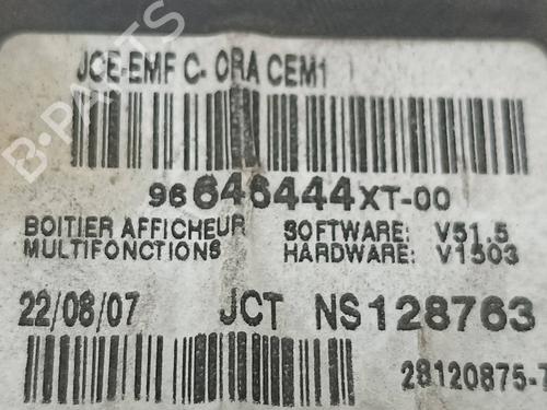 Multifunctionele display CITROËN C3 I (FC_, FN_) 1.6 16V HDi | BP9959922C48 