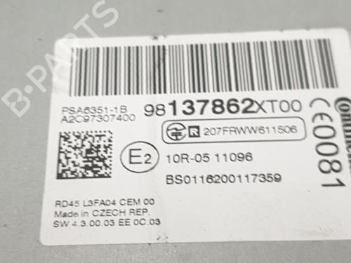 Radio CITROËN BERLINGO Box Body/MPV (B9)  | BP27354381E6 