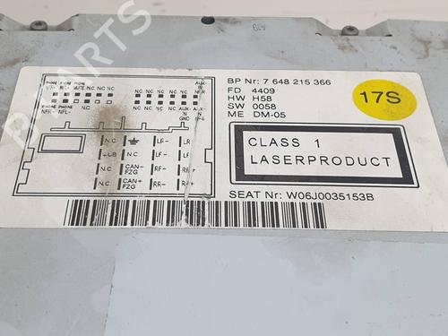 Radio SEAT IBIZA IV SC (6J1, 6P5)  | BP9475395E6 
