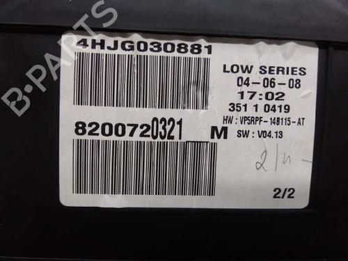 Instrument cluster RENAULT MEGANE II (BM0/1_, CM0/1_)  | BP9475543C47 
