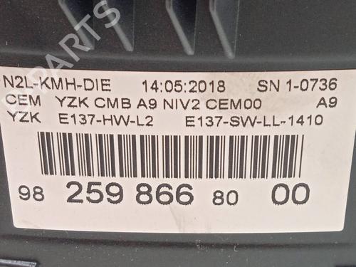 Instrument cluster PEUGEOT 208 I (CA_, CC_)  | BP9481296C47 