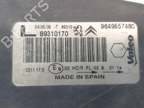 Left headlight CITROËN XSARA PICASSO (N68) 1.6 HDi | BP25882478C28 