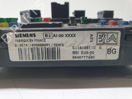 Fuse box PEUGEOT 206 Hatchback (2A/C)  | BP9482127E1 