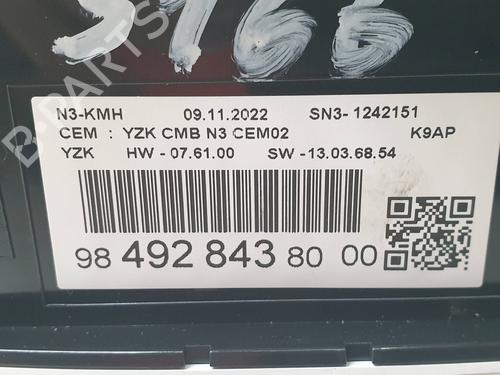 Instrument cluster PEUGEOT RIFTER  | BP22546000C47 