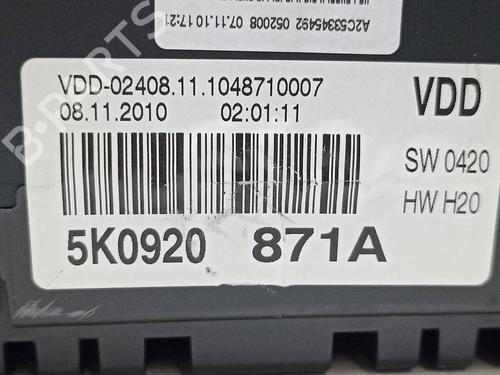 Instrument cluster VW GOLF VI (5K1) 1.6 TDI | BP24516790C47 