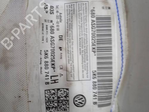 Left curtain airbag VW GOLF VI (5K1)  | BP12533829C11 