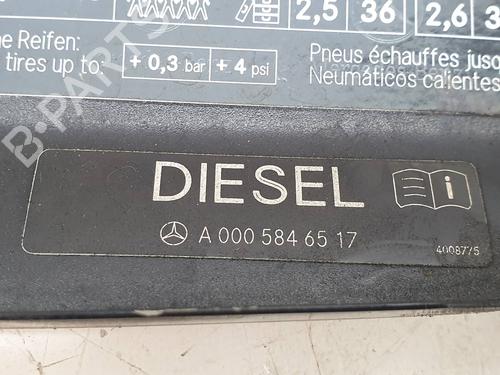 Fuel flap MERCEDES-BENZ B-CLASS Sports Tourer (W245)  | BP22711132C131