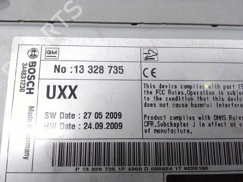 Radio OPEL INSIGNIA A (G09)  | BP9469083E6 