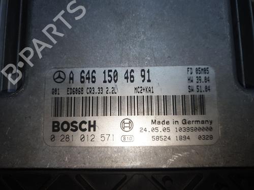Engine control unit (ECU) MERCEDES-BENZ VITO / MIXTO Van (W639) 111 CDI (639.601, 639.603, 639.605) | BP37376871M57  - Image 7
