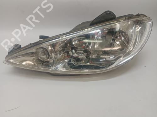 Used Left headlight Left headlight PEUGEOT 206 Hatchback (2A/C) [1998-2012] 34440875 34440875