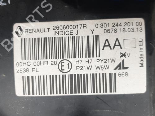 Left headlight RENAULT MEGANE III Hatchback (BZ0/1_, B3_) 1.2 TCe (BZ2B, BZ11) | BP32718834C28 - Image 7