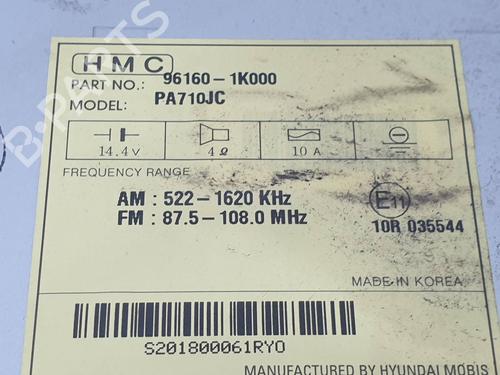 Radio HYUNDAI ix20 (JC)  | BP15500273E6 